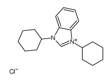 1,3-Dicyclohexylbenzimidazolium chloride, min. 97 Structure