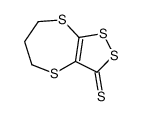 6,7-dihydro-5H-dithiolo[3,4-b][1,4]dithiepine-3-thione Structure
