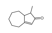1-methyl-4,5,6,7,8,8a-hexahydro-1H-azulen-2-one Structure