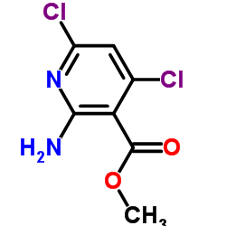 Methyl 2-amino-4,6-dichloronicotinate Structure