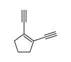 1,2-diethynylcyclopentane Structure