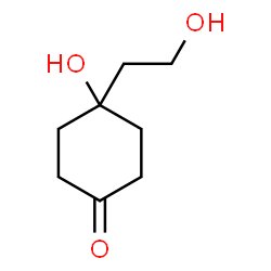 4-Hydroxy-4-(2-hydroxyethyl)cyclohexanone Structure