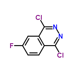 1,4-Dichloro-6-fluorophthalazine structure