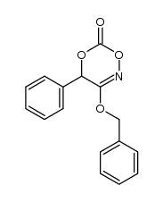 3-Benzyloxy-4-phenyl-4H-1,5,2-dioxazin-6-on Structure