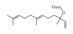 (S)-3,7,11-trimethyldodeca-1,6,10-trien-3-yl formate结构式