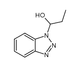 1-(1H-benzo[d][1,2,3]triazol-1-yl)propan-1-ol结构式