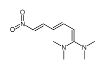 1-N,1-N,1-N',1-N'-tetramethyl-6-nitrohexa-1,3,5-triene-1,1-diamine Structure