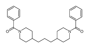 [4-[3-(1-benzoylpiperidin-4-yl)propyl]piperidin-1-yl]-phenylmethanone Structure