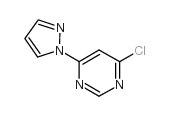 4-Chloro-6-(1H-pyrazol-1-yl)pyrimidine Structure