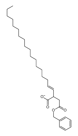 2-(2-oxo-2-phenylmethoxyethyl)icos-3-enoate结构式
