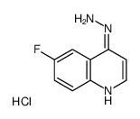 6-FLUORO-4-HYDRAZINOQUINOLINE HYDROCHLORIDE structure
