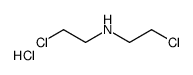 2-Chloro-N-(2-chloroethyl)ethanaminium chloride结构式