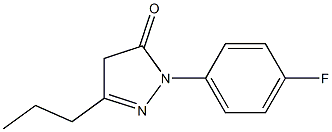 1-(4-fluorophenyl)-3-propyl-1H-pyrazol-5(4H)-one Structure