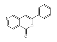 3-Phenyl-1H-pyrano[4,3-c]pyridin-1-one Structure