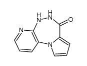 4H-dihydro-5,6-pyrido[2,3-c]pyrrolo[1,2-e]triazepinone-4 1,2,5结构式