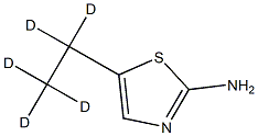 2-Amino-5-(ethyl-d5)-thiazole structure