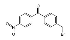 [4-(bromomethyl)phenyl]-(4-nitrophenyl)methanone Structure