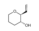 (2S,3R)-3-hydroxy-2-vinyloxane结构式