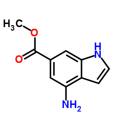Methyl 4-amino-1H-indole-6-carboxylate Structure