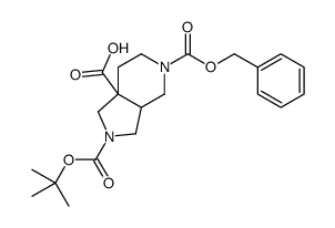 (3AR,7AS)-5-((BENZYLOXY)CARBONYL)-2-(TERT-BUTOXYCARBONYL)OCTAHYDRO-1H-PYRROLO[3,4-C]PYRIDINE-7A-CARBOXYLIC ACID picture