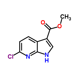 methyl 6-chloro-1H-pyrrolo[2,3-b]pyridine-3-carboxylate picture