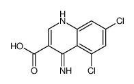 4-amino-5,7-dichloroquinoline-3-carboxylic acid structure