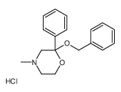 4-methyl-2-phenyl-2-phenylmethoxymorpholine,hydrochloride Structure
