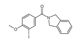 1,3-dihydroisoindol-2-yl-(3-iodo-4-methoxyphenyl)methanone Structure