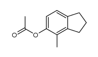 5-acetoxy-4-methyl-2,3-dihydro-1H-indene Structure