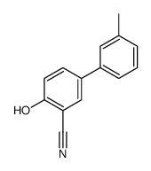 2-hydroxy-5-(3-methylphenyl)benzonitrile结构式