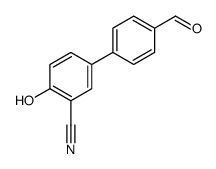 5-(4-formylphenyl)-2-hydroxybenzonitrile结构式