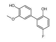 4-(5-fluoro-2-hydroxyphenyl)-2-methoxyphenol Structure