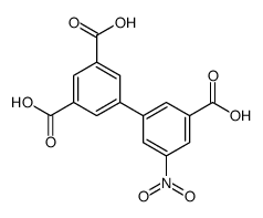 5-(3-carboxy-5-nitrophenyl)benzene-1,3-dicarboxylic acid Structure