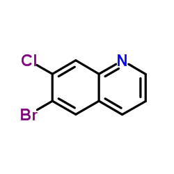 6-Bromo-7-chloroquinoline Structure