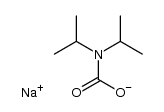 sodium diisopropylcarbamate结构式