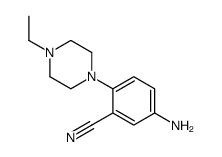 5-Amino-2-(4-ethylpiperazin-1-yl)benzonitrile Structure