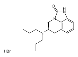 (R)-5-(dipropylamino)-5,6-dihydro-4H-imidazo<4,5-1-ij>quinolin-2(1H)-one hydrobromide结构式