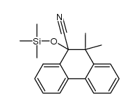 10,10-dimethyl-9-trimethylsilyloxy-9,10-dihydrophenanthrene-9-carbonitrile Structure