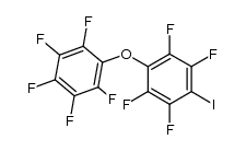 1,2,3,4,5-pentafluoro-6-(2,3,5,6-tetrafluoro-4-iodophenoxy)benzene Structure