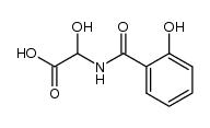 Acetic acid,hydroxy[(2-hydroxybenzoyl)amino]- (9CI) Structure