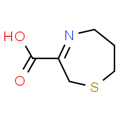 1,4-Thiazepine-3-carboxylicacid,2,5,6,7-tetrahydro-(9CI)结构式