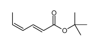 tert-butyl hexa-2,4-dienoate Structure