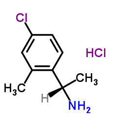 (S)-1-(4-Chloro-2-methylphenyl)ethanamine hydrochloride Structure