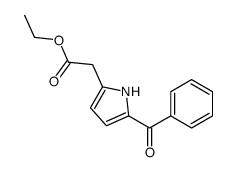 ethyl 2-(5-benzoyl-1H-pyrrol-2-yl)acetate Structure