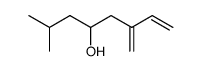 2-Methyl-6-methyleneoct-7-en-4-ol Structure