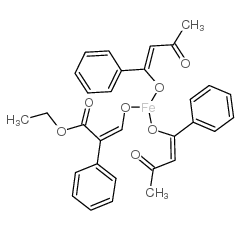 苯甲酰丙酮铁(III)结构式
