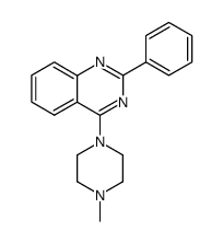 4-(4-methylpiperazin-1-yl)-2-phenylquinazoline Structure