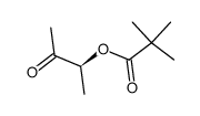 (-)-(S)-1-methyl-2-oxopropyl 2,2-dimethylpropanoate结构式