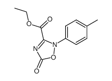 3-carbethoxy-2-(4-methylphenyl)-Δ3-1,2,4-oxadiazolin-5-one Structure