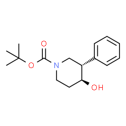 Trans-Tert-Butyl 4-Hydroxy-3-Phenylpiperidine-1-Carboxylate structure